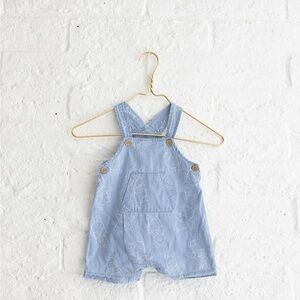 Disney Light Blue Kids Overalls - Winnie The Pooh - Size 18M